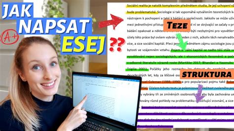 Jak napsat ESEJ v angličtině 